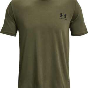 T-shirt à manches courtes Under Armour Sportstyle pour homme avec logo sur la poitrine gauche