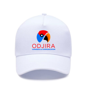 Doux Casquette Blanche Personnalisée Imprimé Logo/Texte/Image pour Adulte